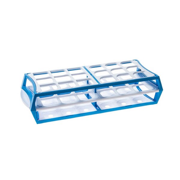 Vial rack, blue